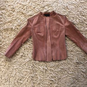 Authentic Gucci, thin suede zip jacket